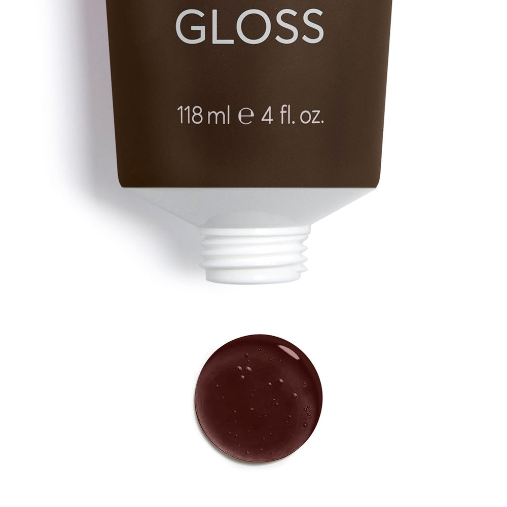 Gloss lasts through multiple washes for renewed color.