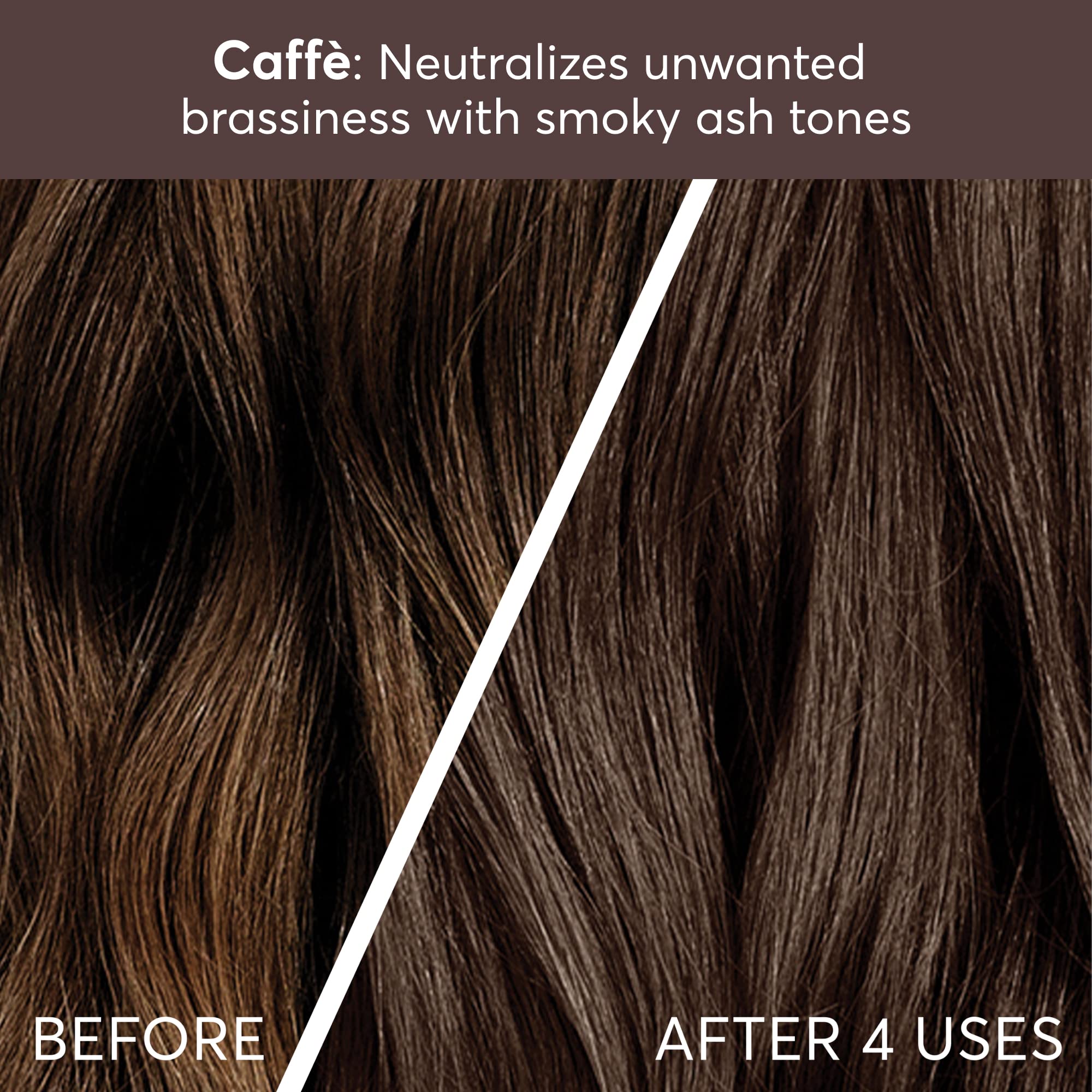 Madison Reed Color Therapy Caffé color-deposit closeup highlights browns neutralizing brassiness