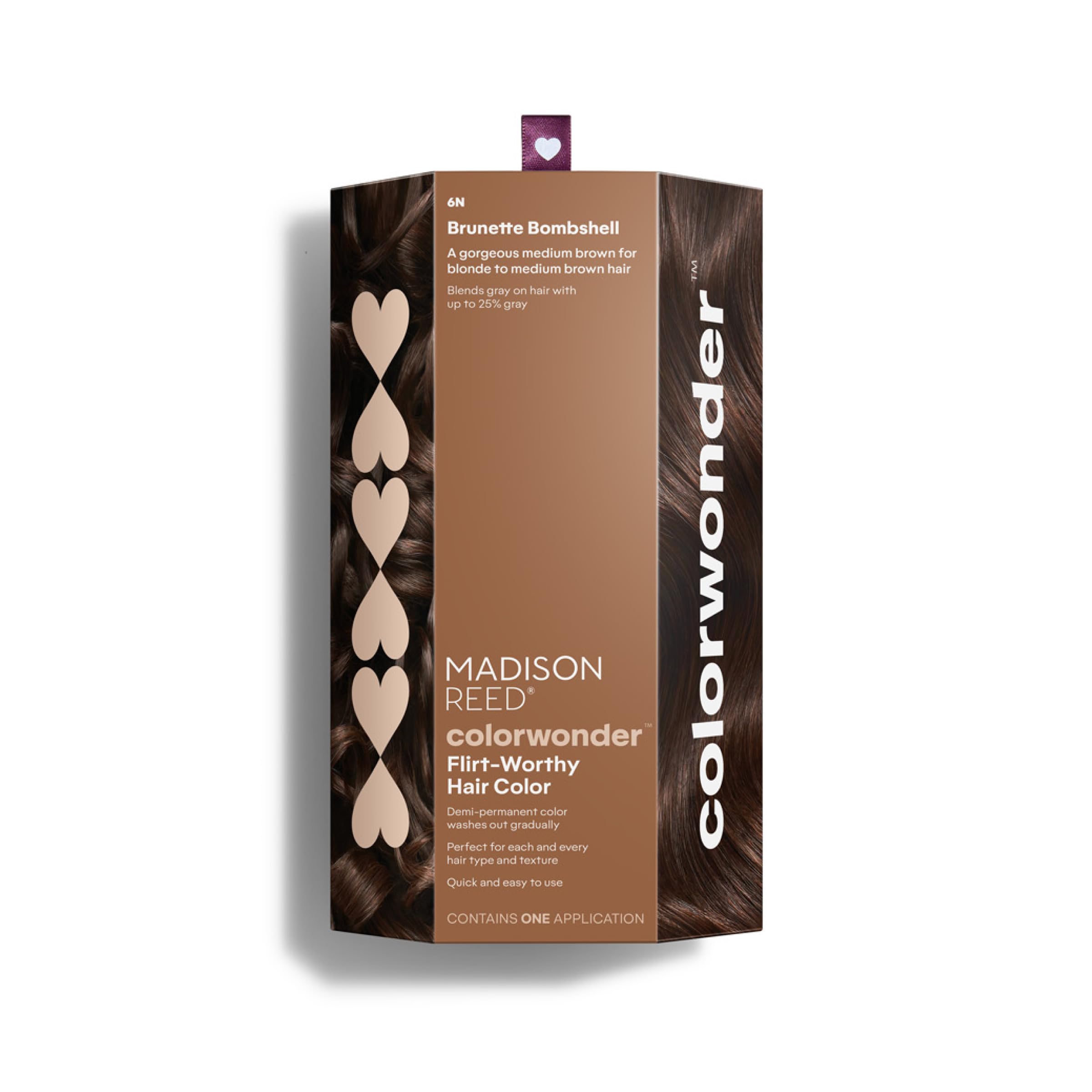 Madison Reed ColorWonder Brunette Bombshell 6N bottle for at-home color application.