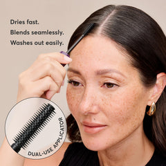 Madison Reed The Gray Escape applicator brush enables precise brow shaping and targeted touch-ups