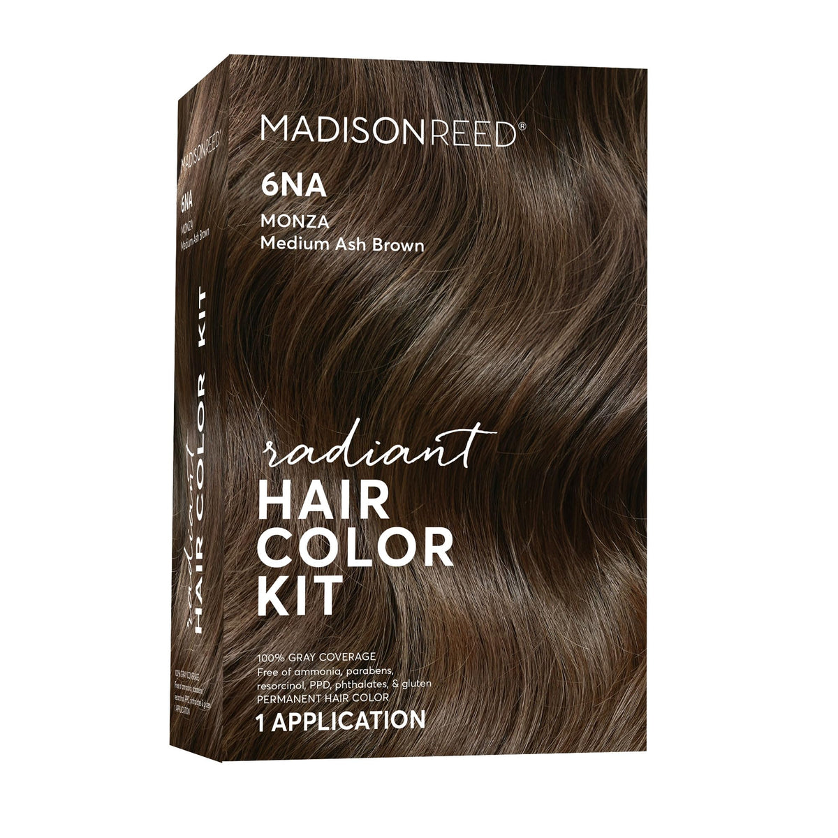 Madison Reed Radiant Color Kit bottle close-up showing smooth color cream for at-home coloring