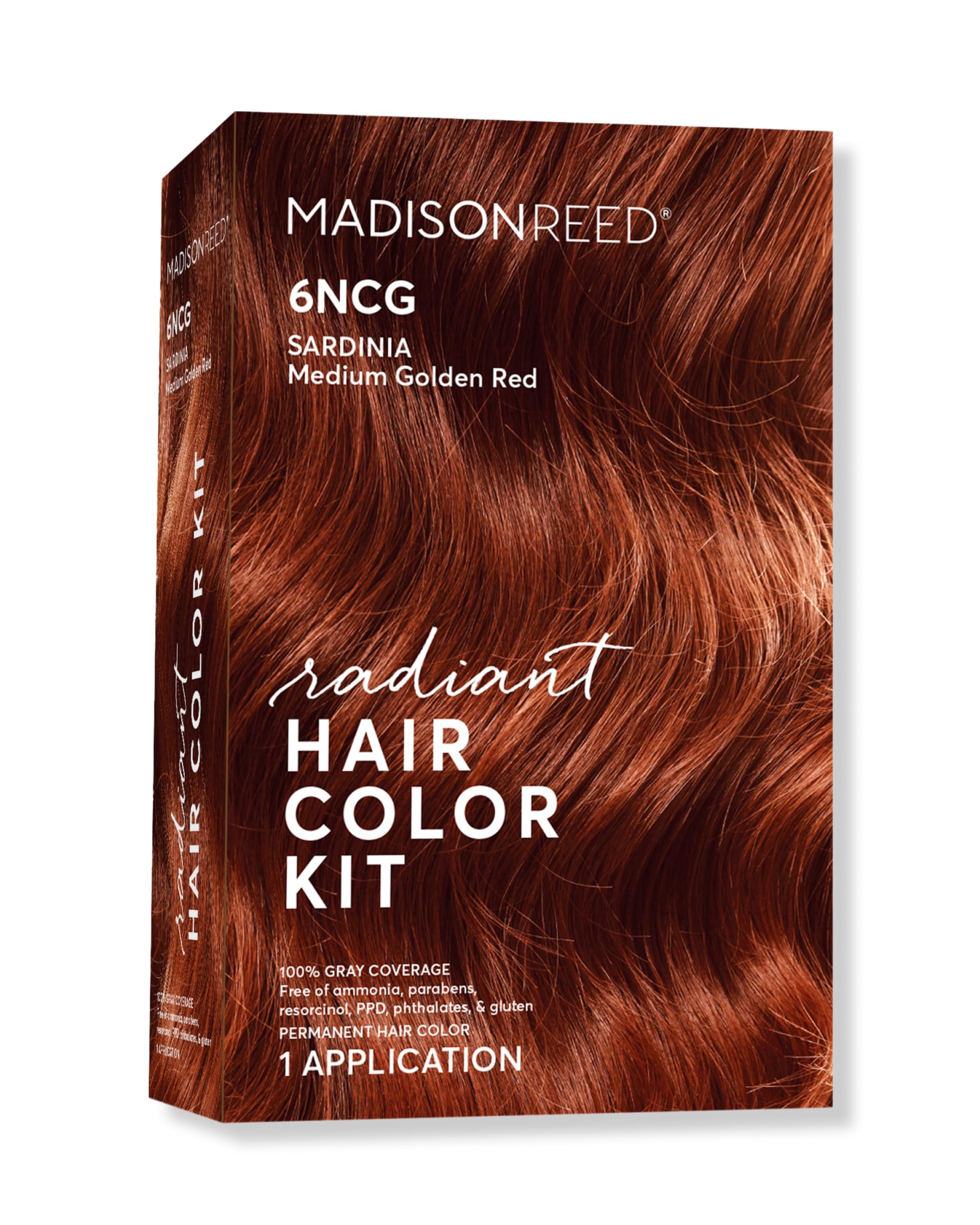 Madison Reed 6NCG Sardinia Red bottle for natural gray blending.