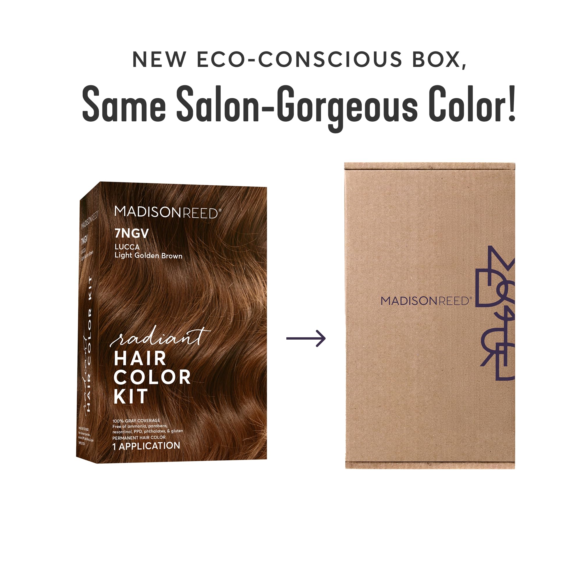 Cream color tube for quick at-home color by Madison Reed