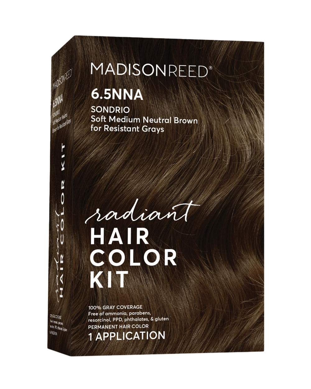 Madison Reed Radiant Color Kit box showing complete at-home gray coverage system