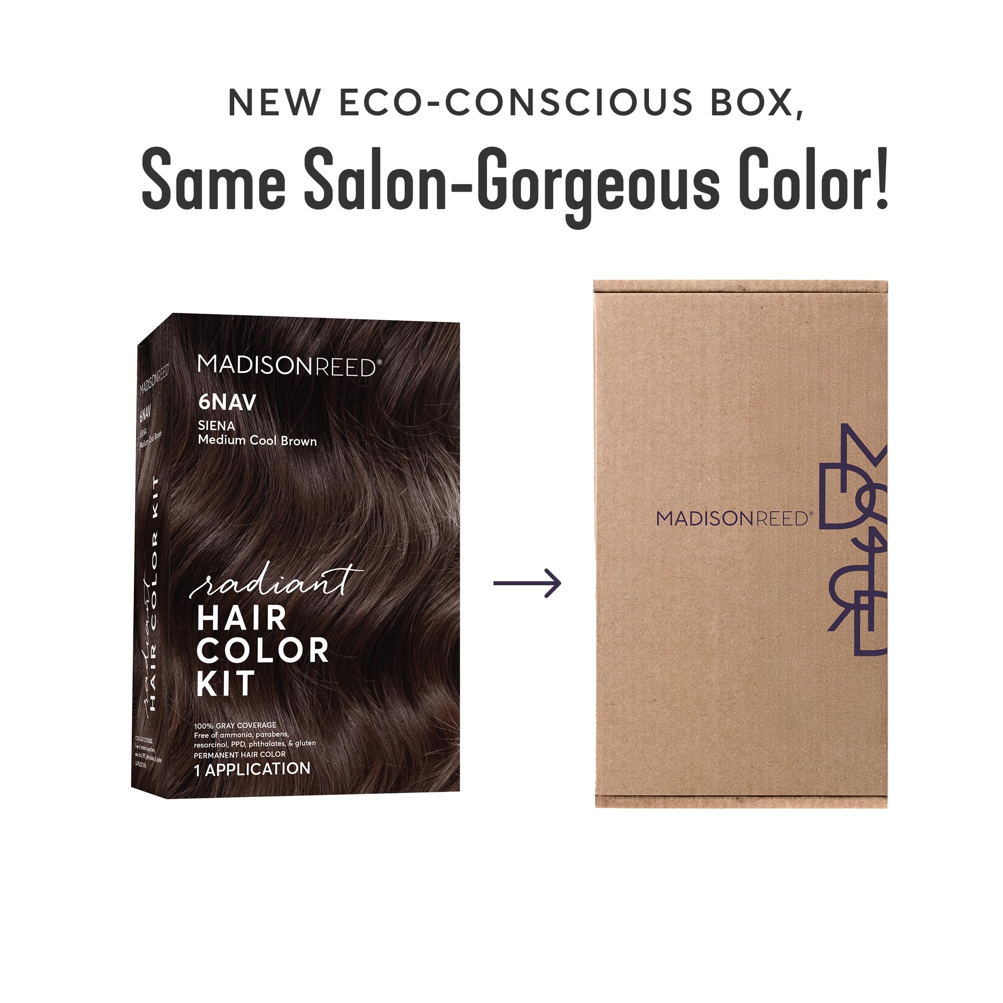 Madison Reed Radiant Color Kit conditioning activator ensures even color.