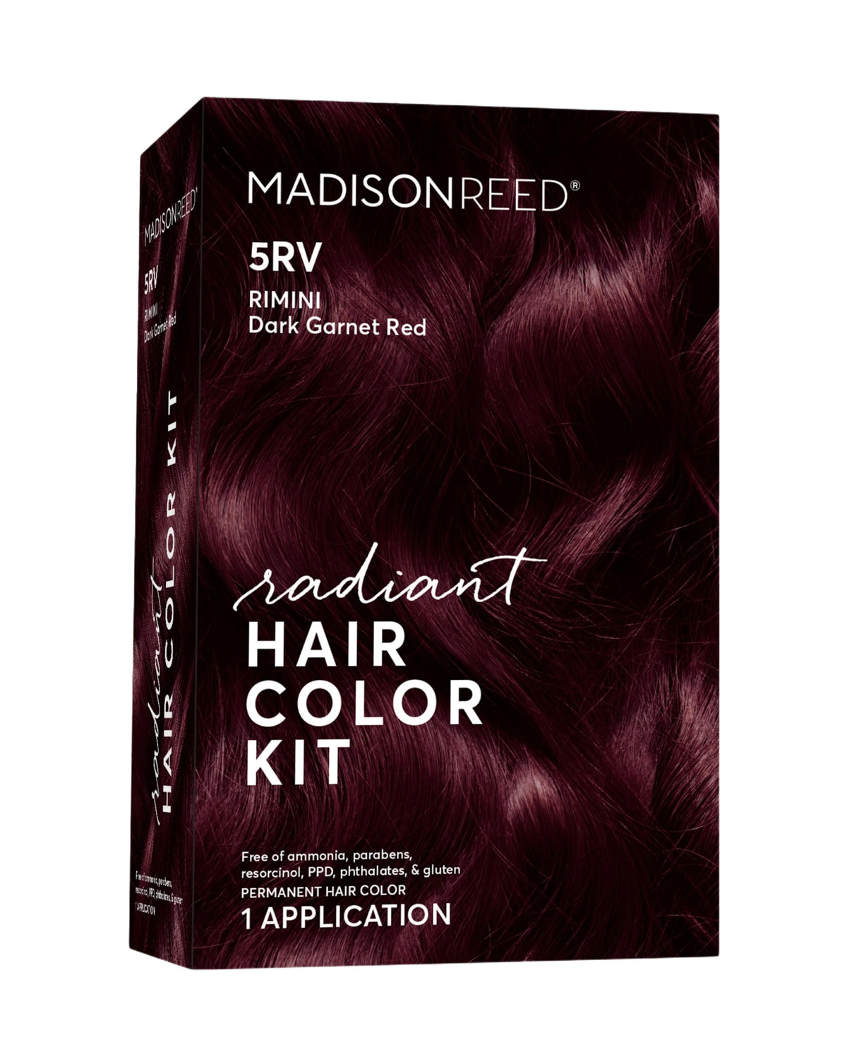 Madison Reed Radiant Color kit contents laid out for at-home application.