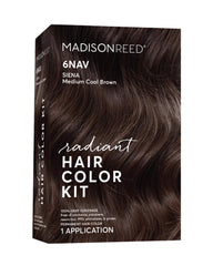 Madison Reed Radiant Color Kit cream color for Siena Brown, gray blending.