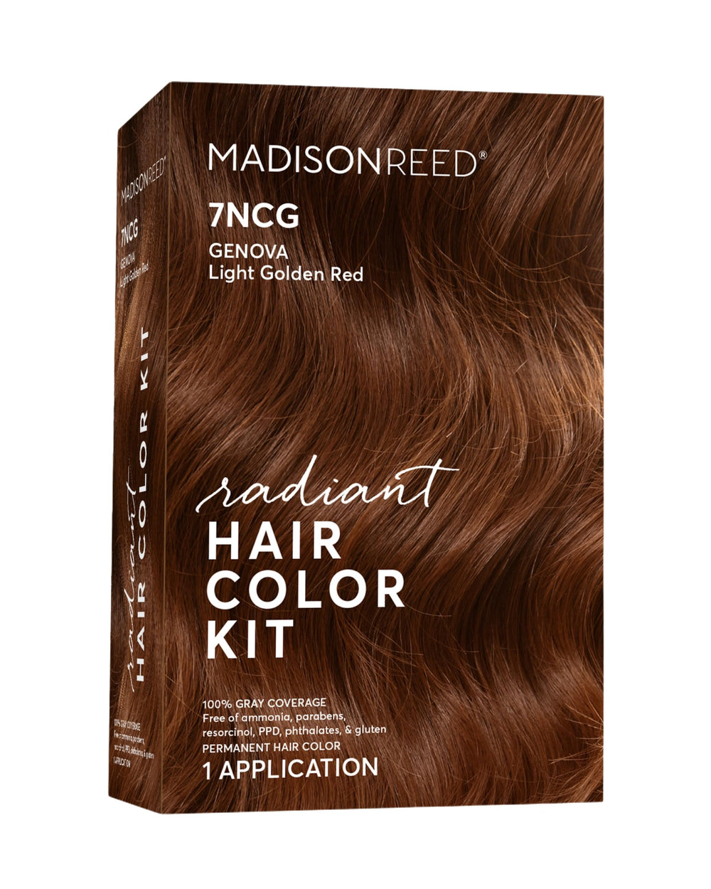 Madison Reed Radiant Color Kit packaging, convenient at-home color system for salon-quality results.