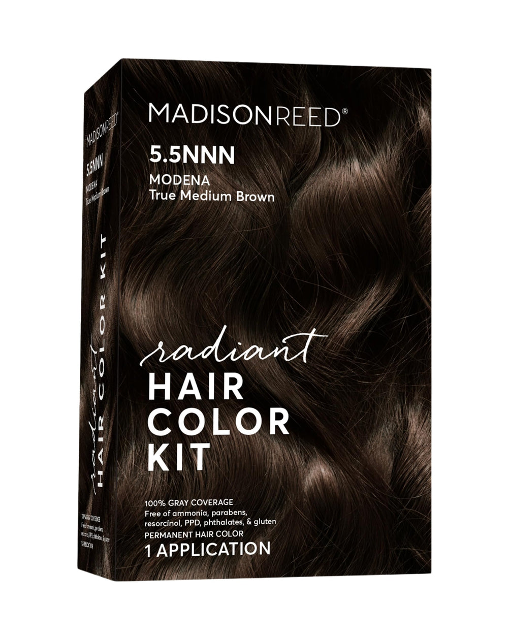 Madison Reed Radiant Modena Brown color being applied for complete gray coverage