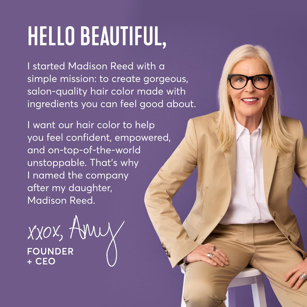 Madison Reed Root Perfection Bergamo 8N application tools for precise coverage.