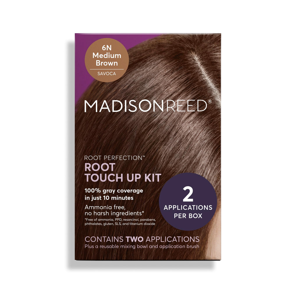 Madison Reed Root Perfection Savoca 6N bottle for quick gray root coverage.