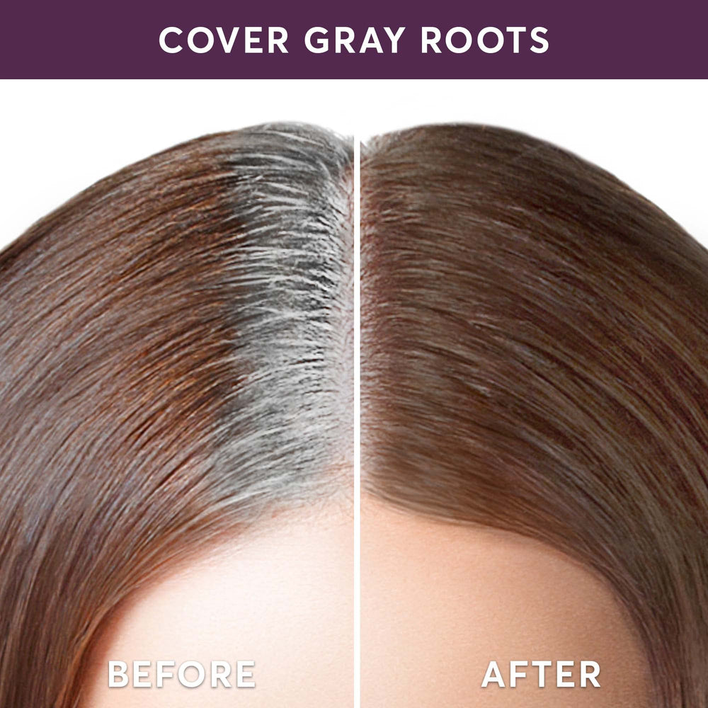 Madison Reed Terra medium brown swatch helps blend grays naturally