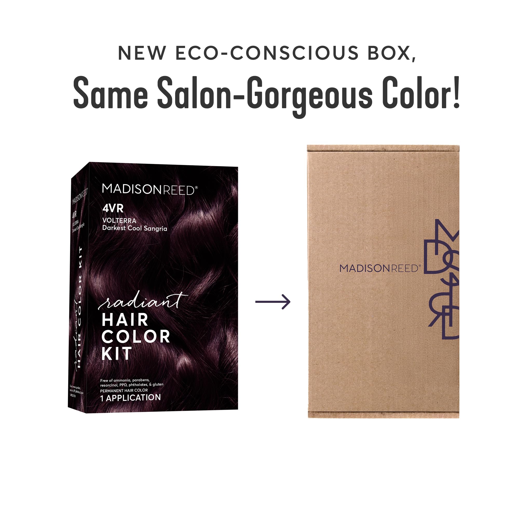 Madison Reed Volterra Amethyst color cream for rich, long-lasting shade