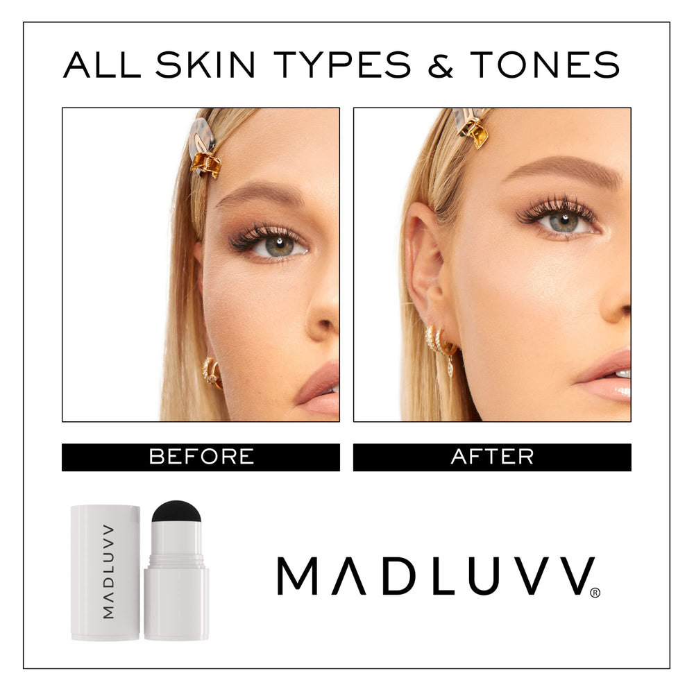MADLUVV Brow Stamp Refill patchy brows appear fuller with matte, stain-proof pigment.