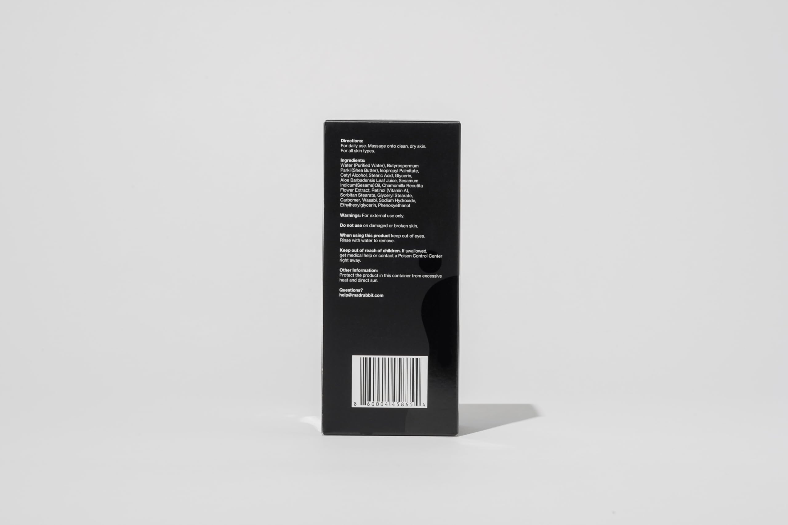 Mad Rabbit Replenish application on forearm illustrating daily use