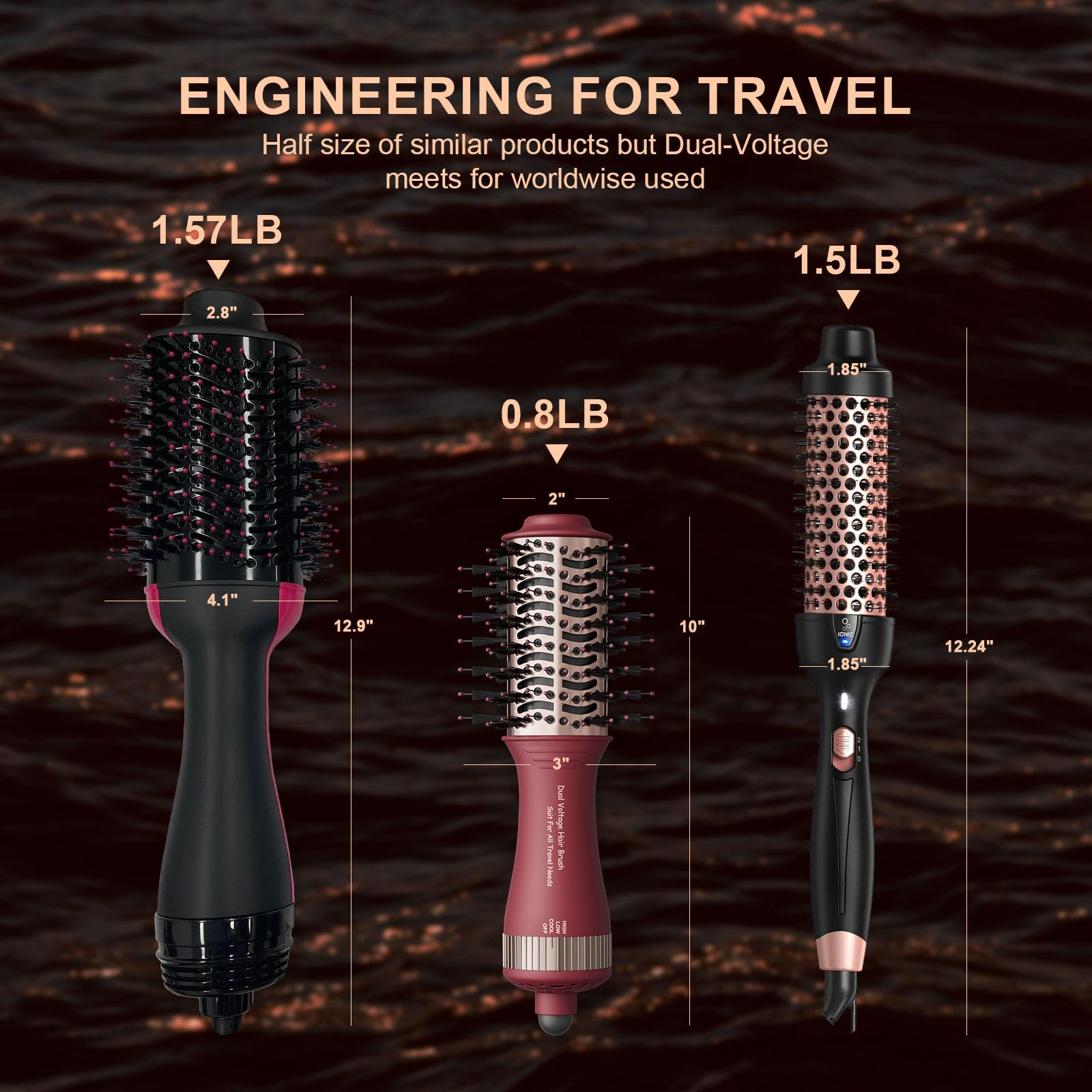 Madremía 360-degree swivel cord prevents tangles during use.