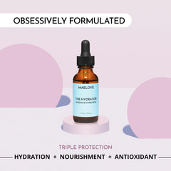 MAELOVE Hydrator bottle packshot features clean vegan branding