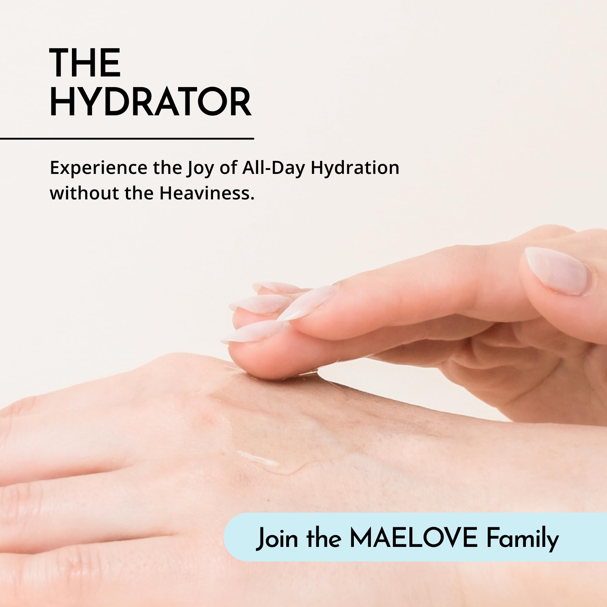 MAELOVE Hydrator USA-made label signaling quality and care