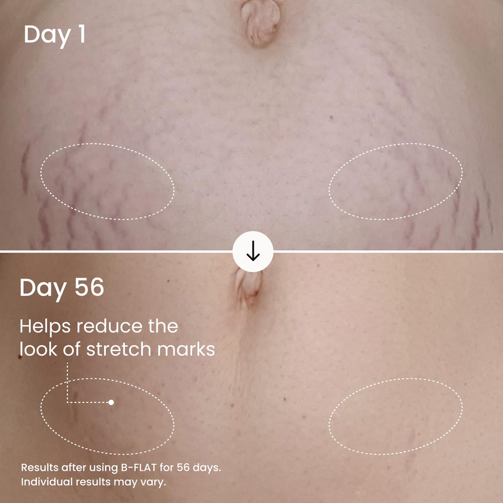 MAËLYS B-FLAT texture shot shows creamy formula for daily moisturization.