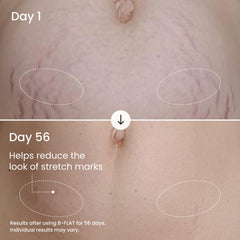 MAËLYS B-FLAT texture shot shows creamy formula for daily moisturization.