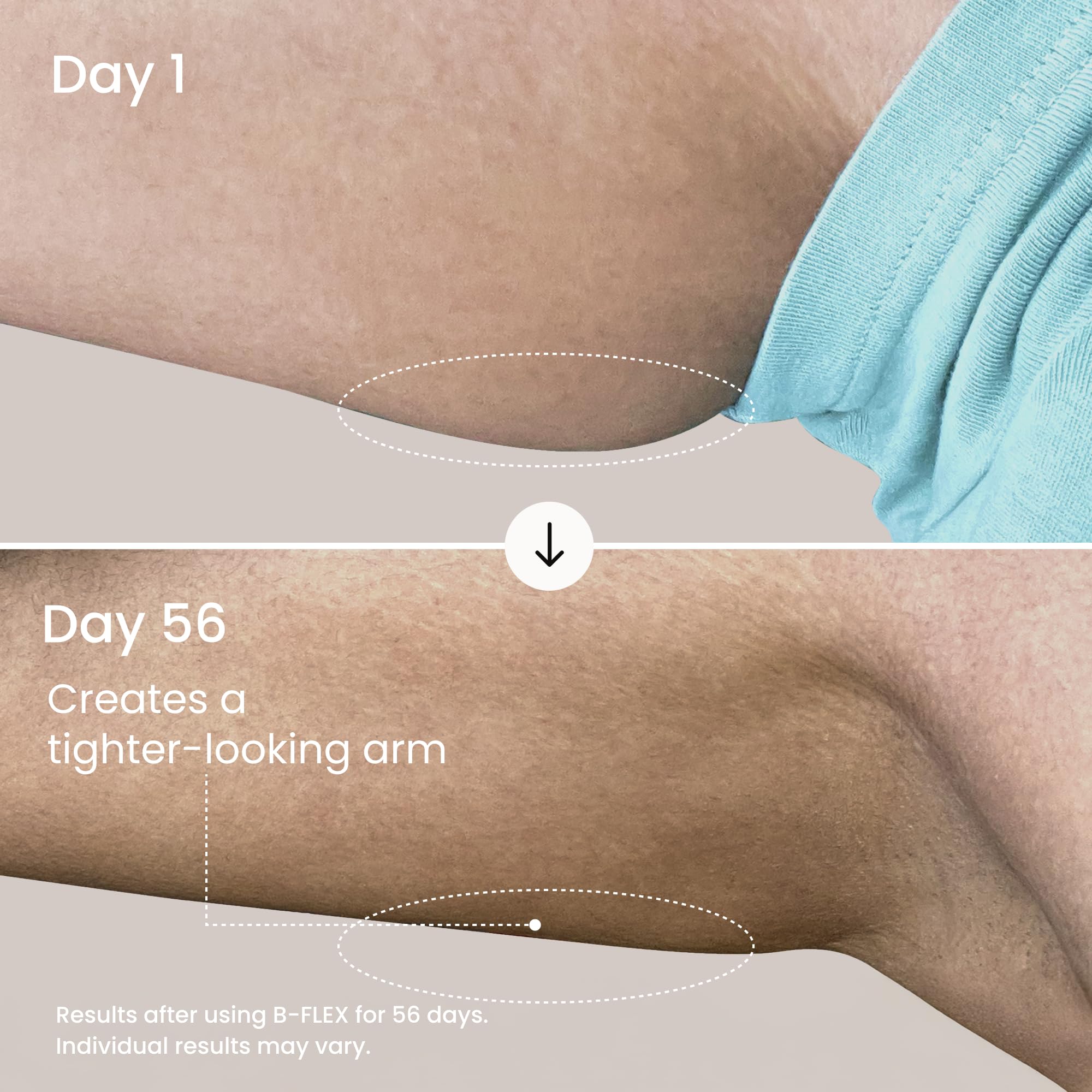 Maelys B-FLEX texture on hand showing creamy, hydrating feel