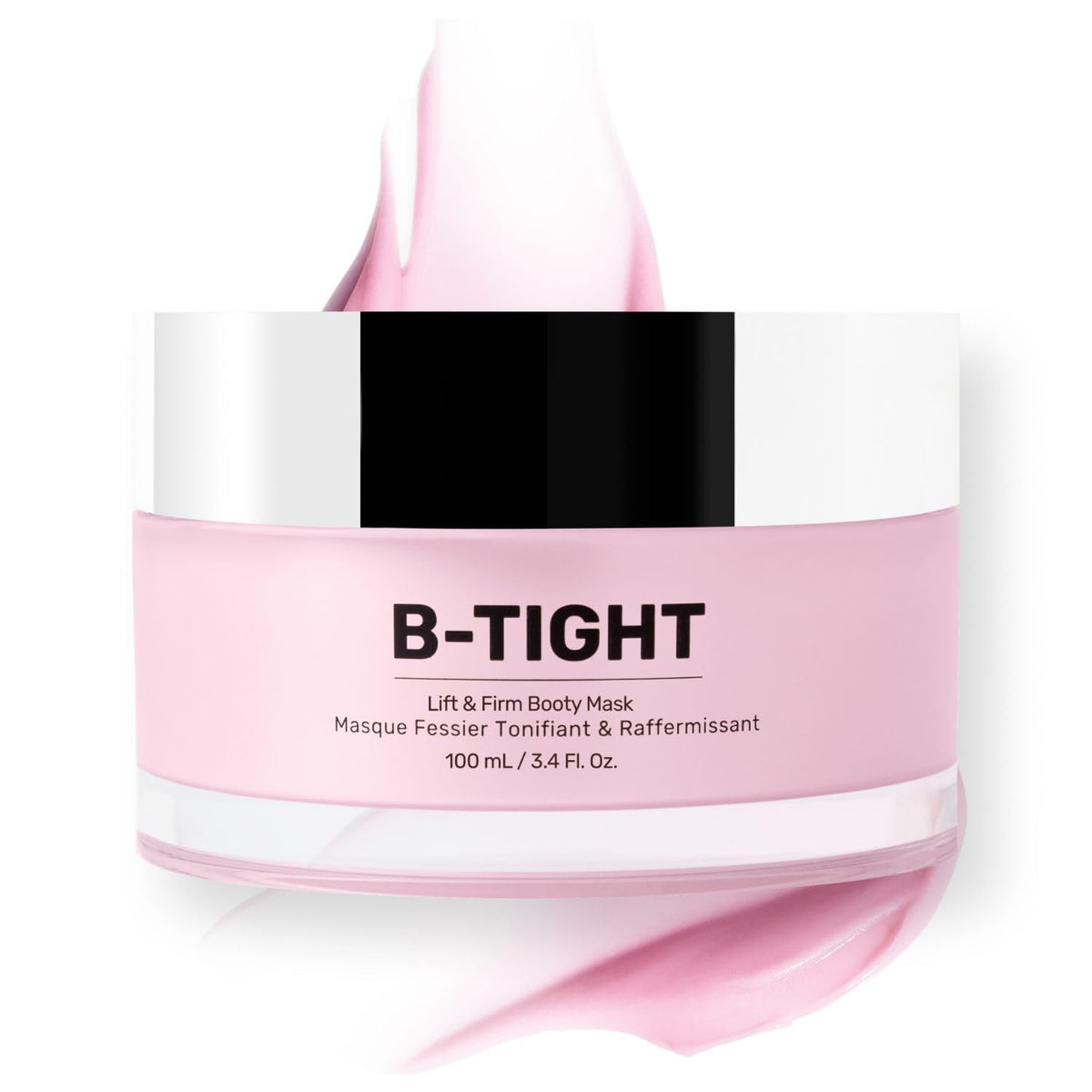 MAËLYS B-TIGHT booty mask application shows fast-absorbing hydration for smoother skin