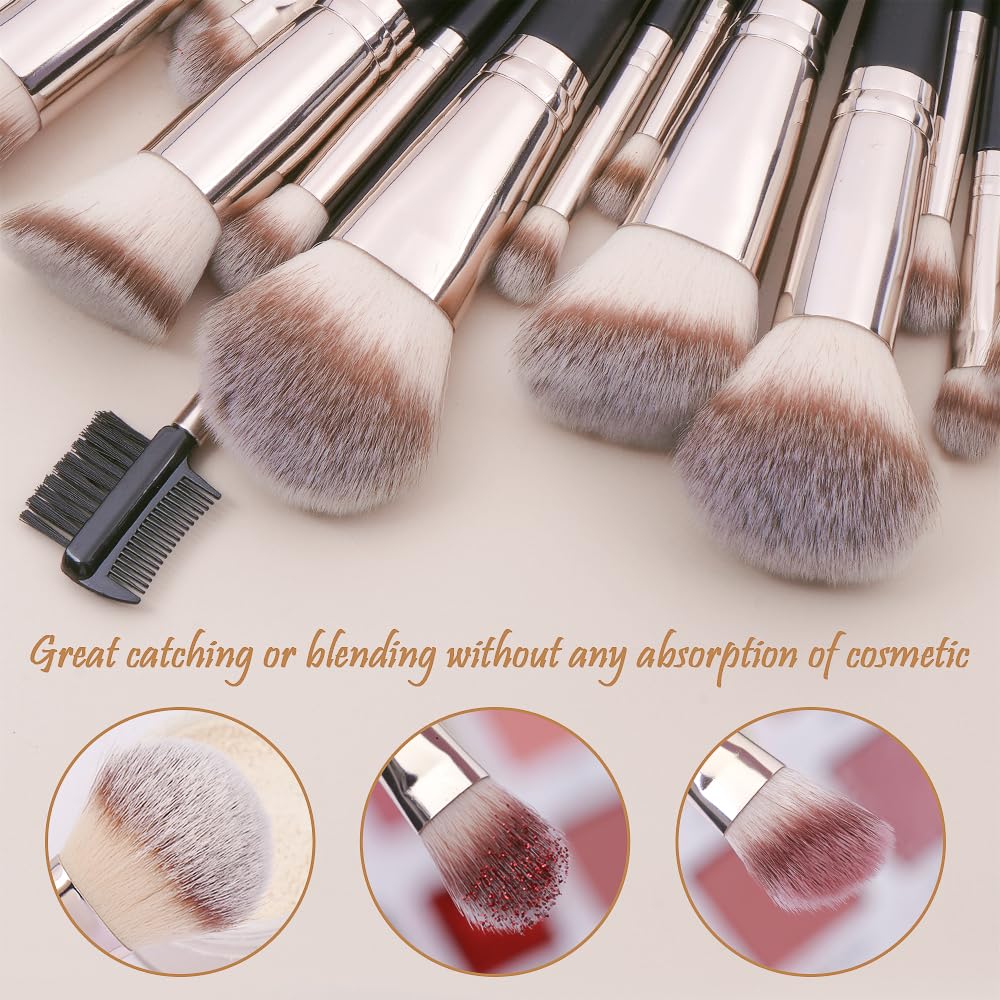 Magefy crease eyeshadow brush for precise crease work and definition.
