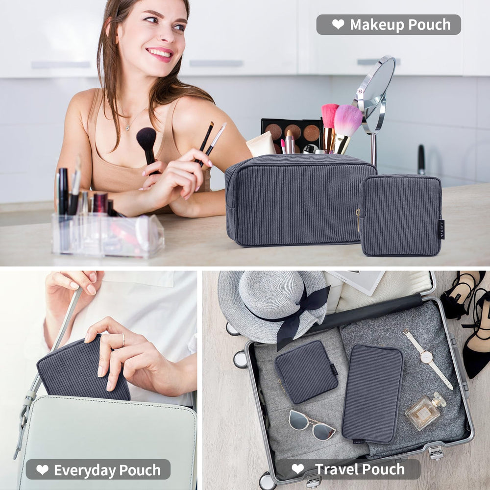 MAGEFY Small Makeup Bag DeepGrey gift idea for birthdays and holidays.