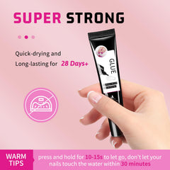 Magic Armor 28-days hold delivers durable wear on artificial nails