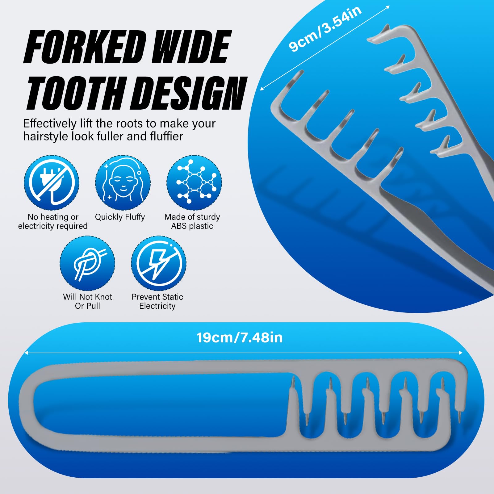 Magic Cleaner Texture Comb suitable for Korean and Western style looks