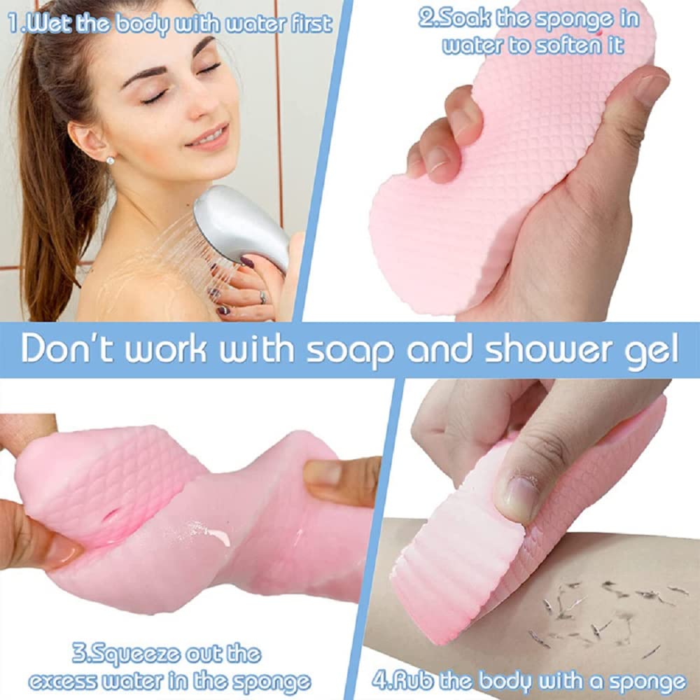 Family-friendly magic exfoliating sponge suitable for all ages