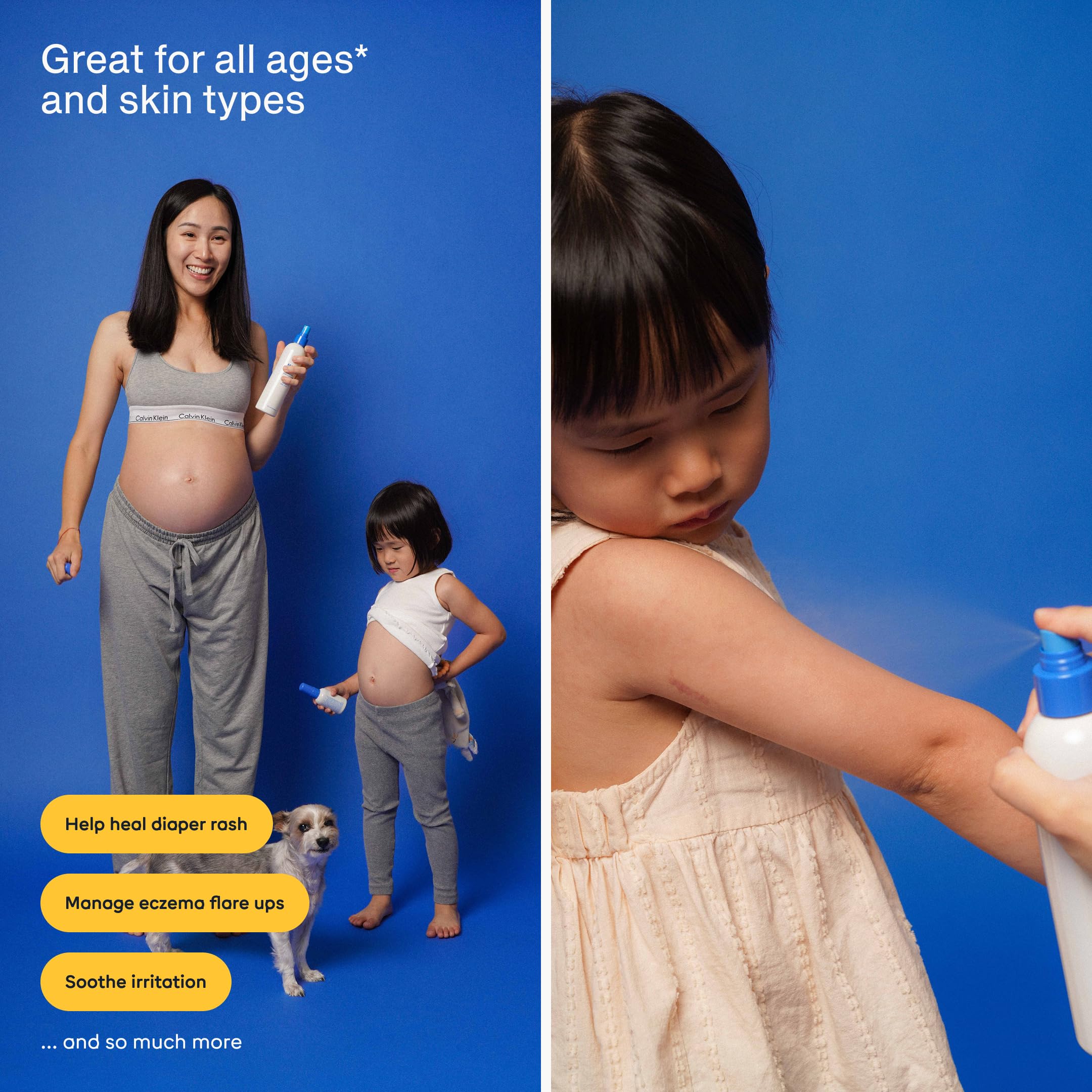 Magic Molecule Skin Cleanser label emphasizes alcohol-free, fragrance-free safety