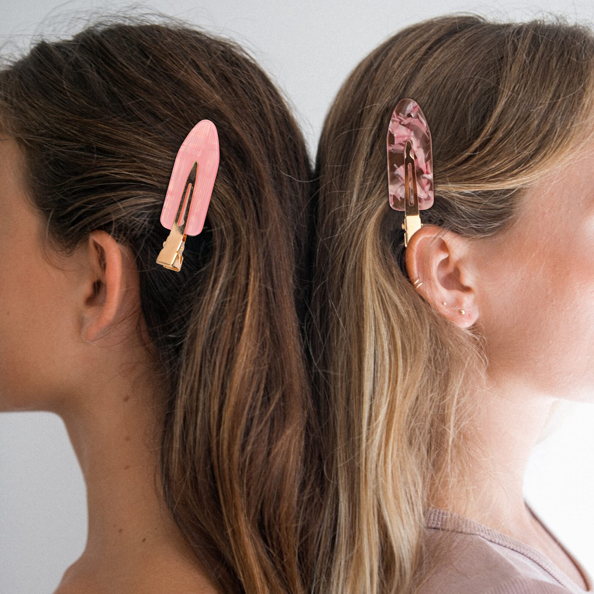 Magicsky opal pattern hair clip shines in sunlight, elevating everyday looks.