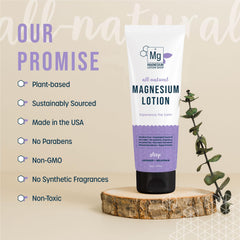 Magnesium Lotion Shop creamy texture ready for quick absorption