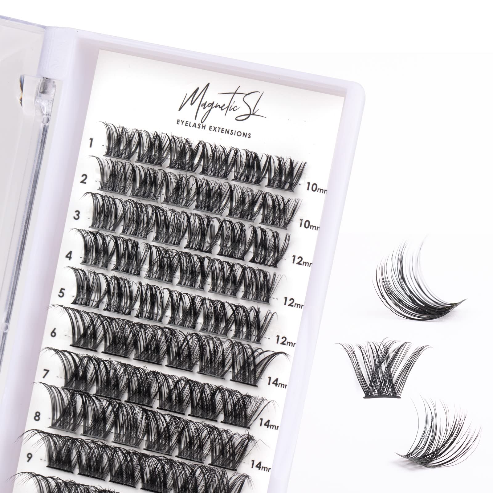 Magnetic SL cluster lashes 72 clusters for customizable lash looks