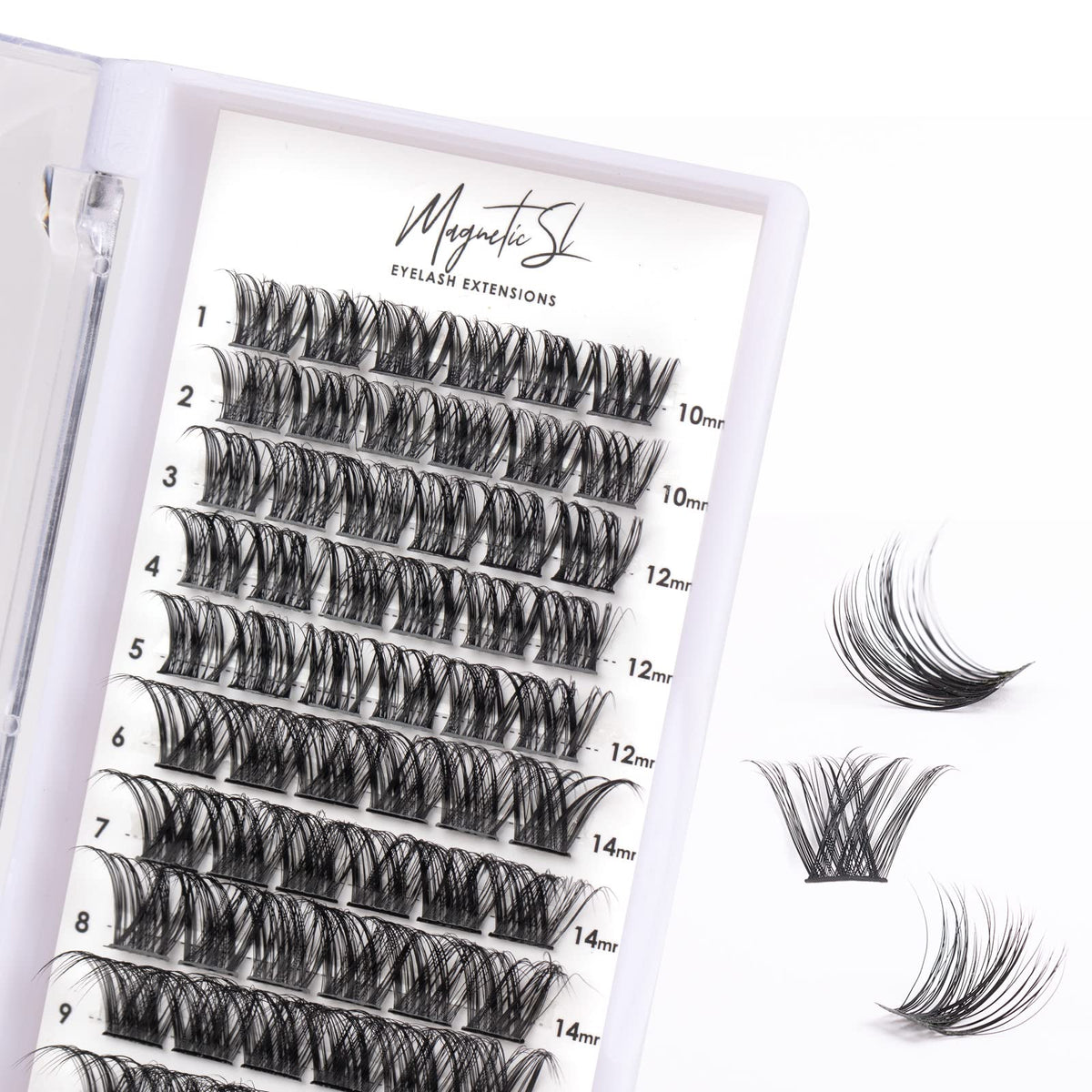 Magnetic SL cluster lashes 72 clusters for customizable lash looks