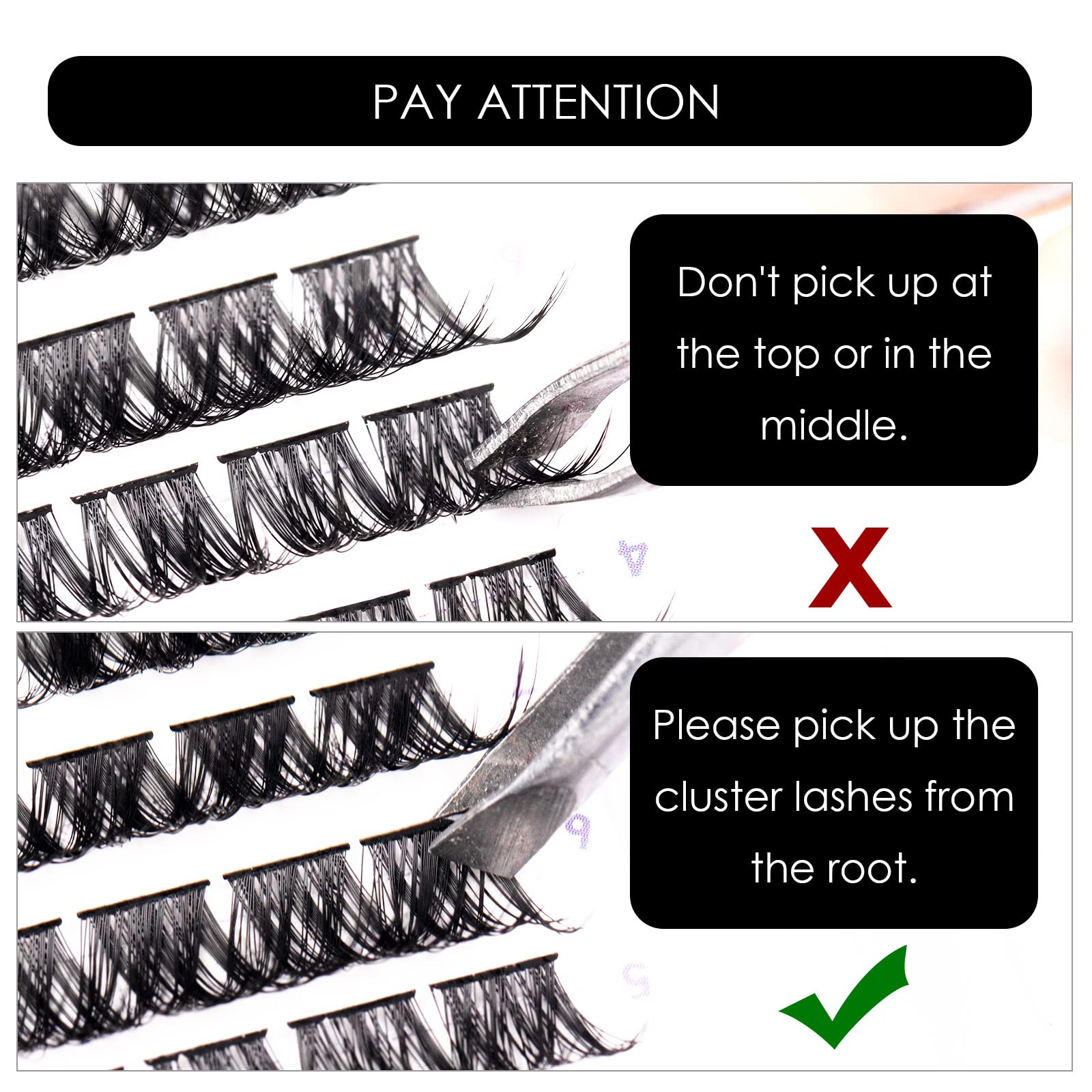 Easy DIY kit for precise application and adjustable lash styling