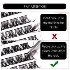 Easy DIY kit for precise application and adjustable lash styling
