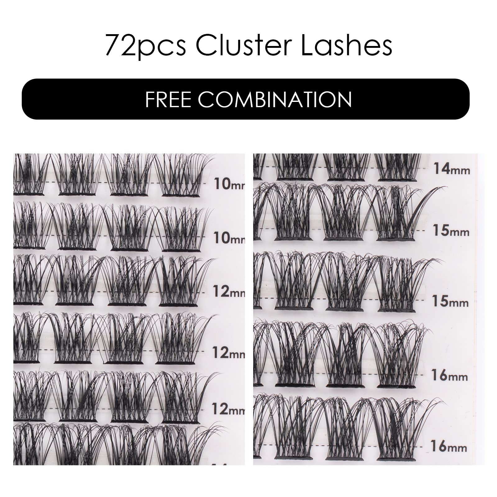 Magnetic SL DIY lash extension kit enables easy, clump-free application.