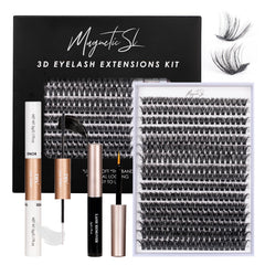 Magnetic SL DIY lash kit with 320 clusters for easy at-home customization