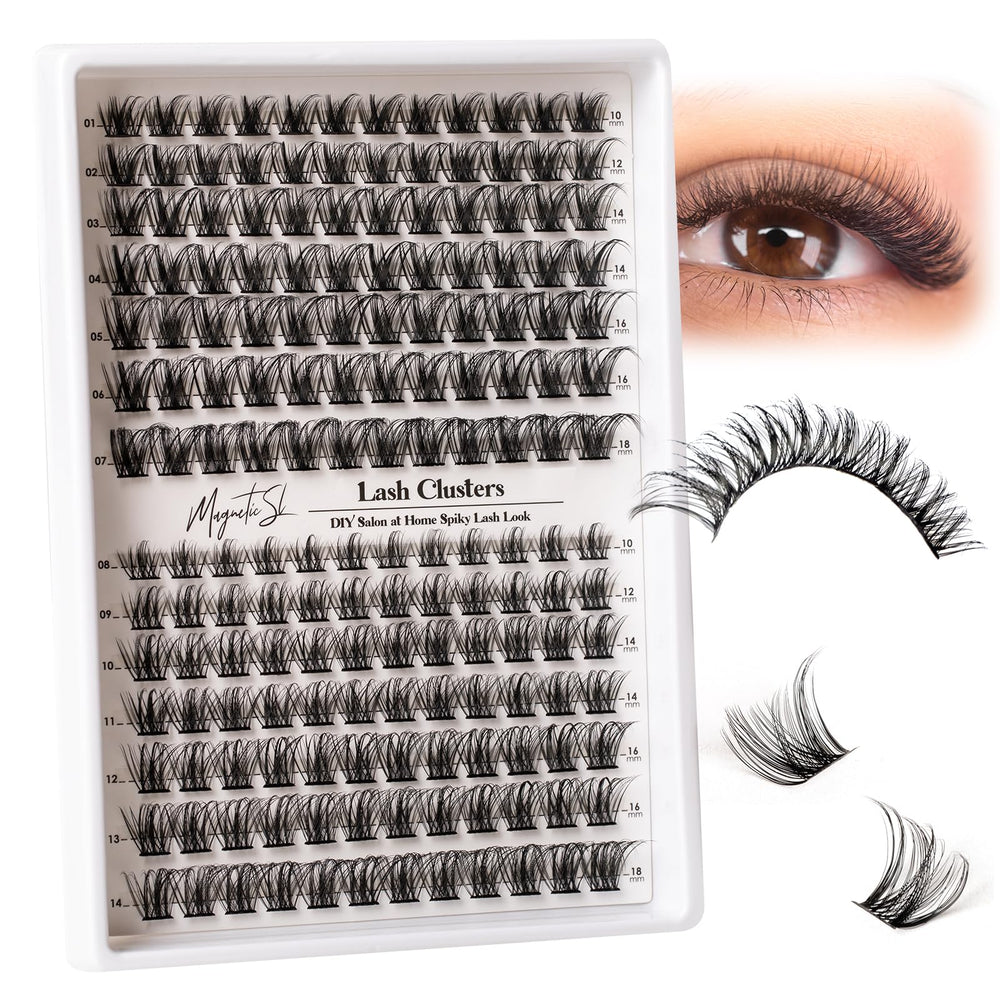 Magnetic SL flexible band lashes blending with natural lashes for comfort