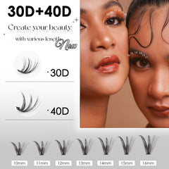 Magnetic SL lash bond and seal provides long-lasting hold and easy removal.