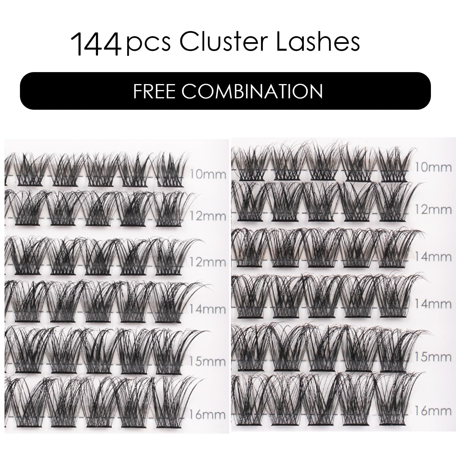 Magnetic SL lash clusters natural-look closeup showing soft vegan matte finish.