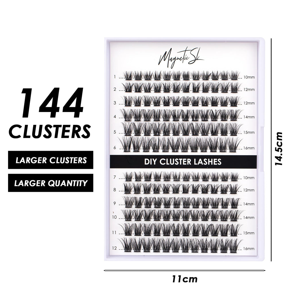 Magnetic SL Lash Clusters natural look for lightweight, comfortable wear.
