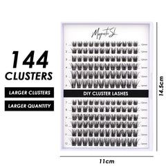 Magnetic SL Lash Clusters natural look for lightweight, comfortable wear.
