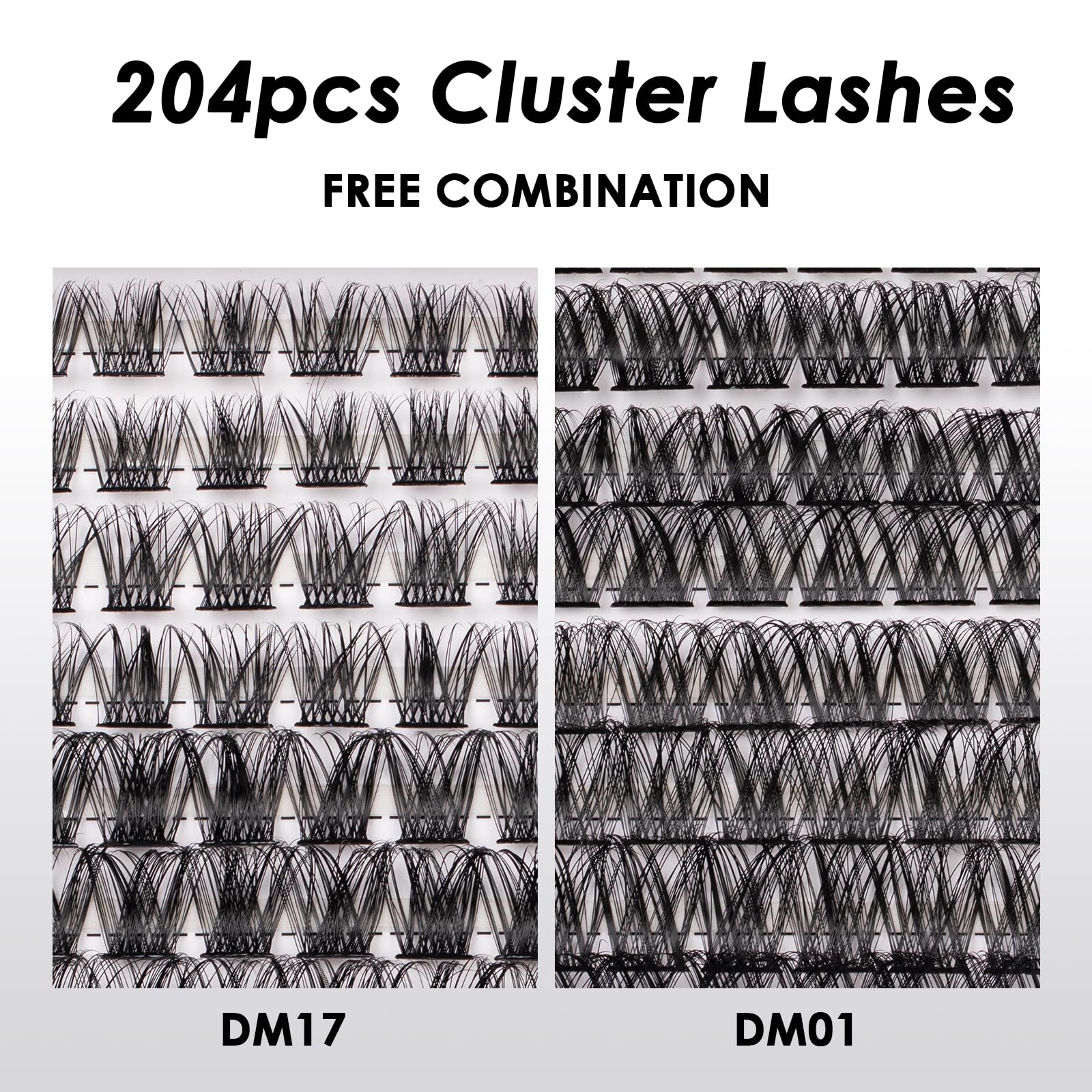 Magnetic SL natural flat clusters blend seamlessly with your lashes.