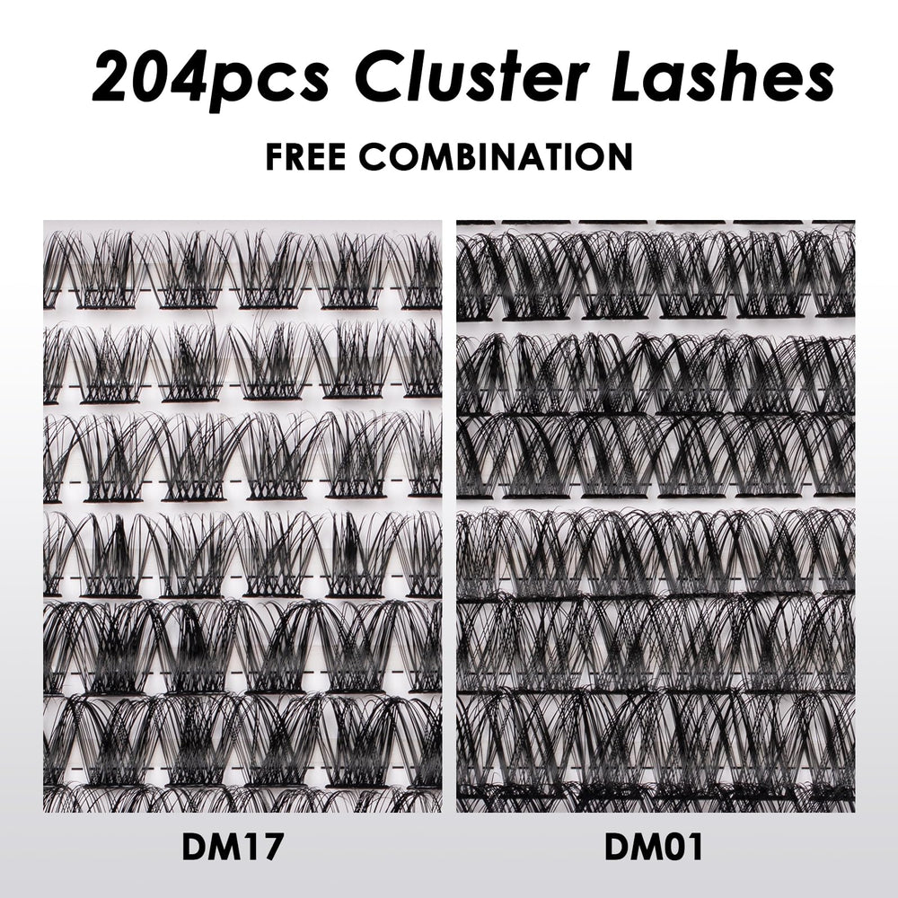 Magnetic SL natural flat clusters blend seamlessly with your lashes.
