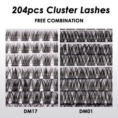 Magnetic SL natural flat clusters blend seamlessly with your lashes.