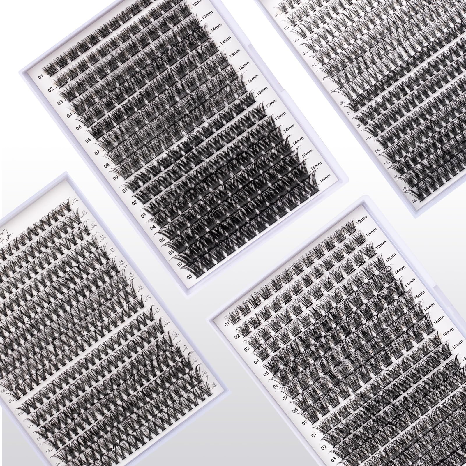 Magnetic SL reusable lashes for flexible DIY lash extensions.