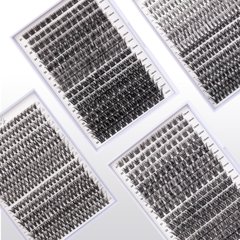 Magnetic SL reusable lashes for flexible DIY lash extensions.